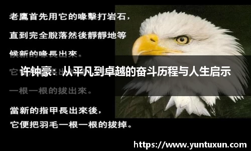 许钟豪：从平凡到卓越的奋斗历程与人生启示